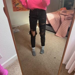 american eagle mom jeans